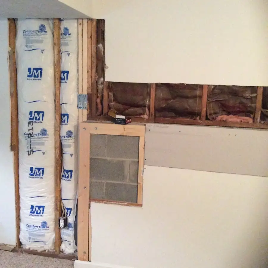 Wall insulation replacement during Contents Cleaning & Restoration in Artondale